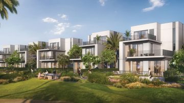 Elegant exterior view of Emaar Fairway Villas in Emaar South Dubai