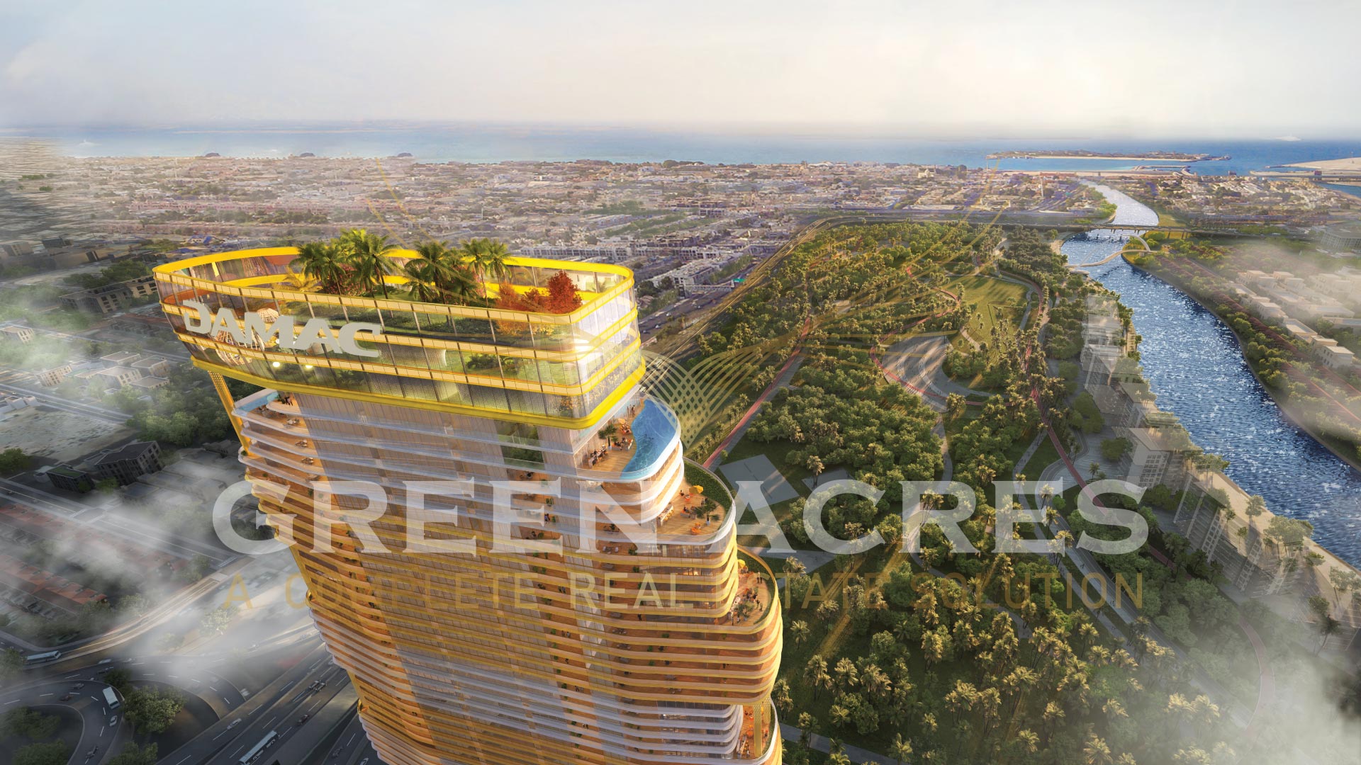 DAMAC The Sapphire Exterior View - Luxury Apartments in Dubai